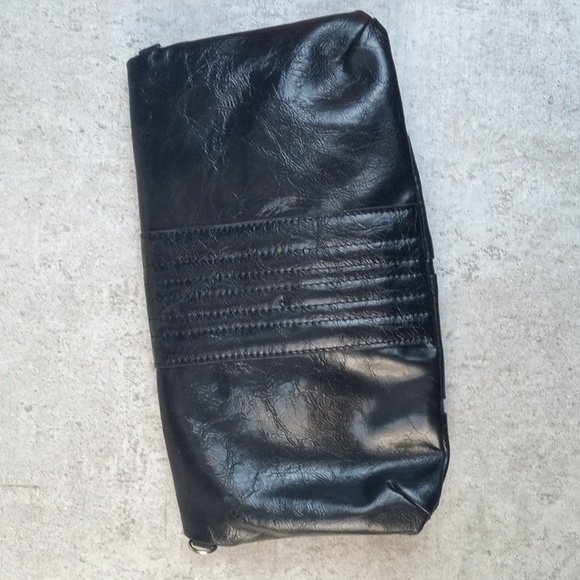 🍀🍒 Jessica Simpson Kisslock Black Clutch - Picture 2 of 5